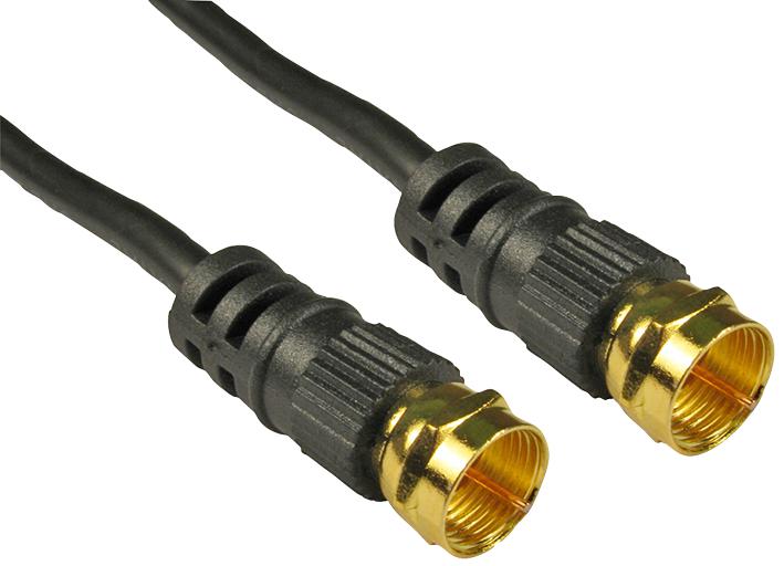2FK-05 LEAD 5M F TYPE GOLD M-M BLK PRO SIGNAL
