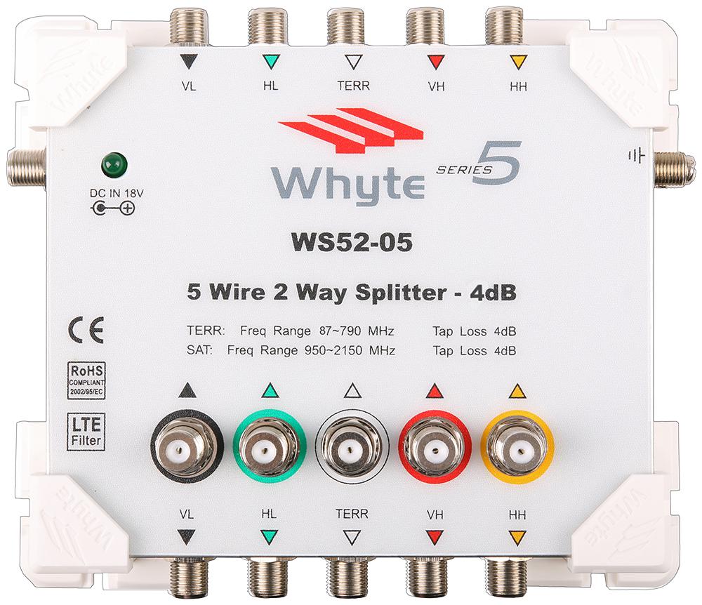 10008 WS52-05 SERIES 5 WIRE 2 WAY SPLITTER WHYTE
