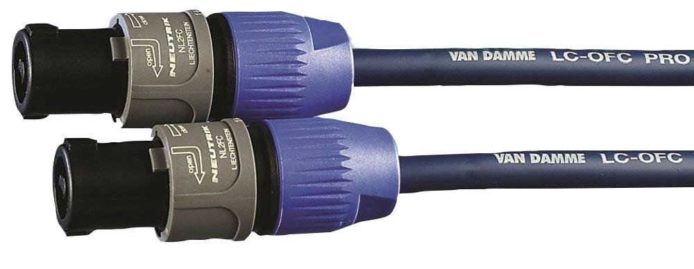 102-663-363 SPEAKON LEAD, 2X1.5MM, 10M, BLUE VAN DAMME