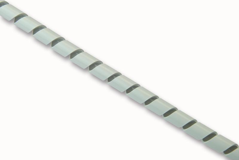 SBPE9D GY 5MT SPIRAL BINDING PE 9.00MM GREY 5M HELLERMANNTYTON