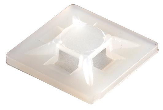 UB25 BASE NATURAL CABLE TIE BASE 28 X 28MM 100/PK NAT TY-ITS