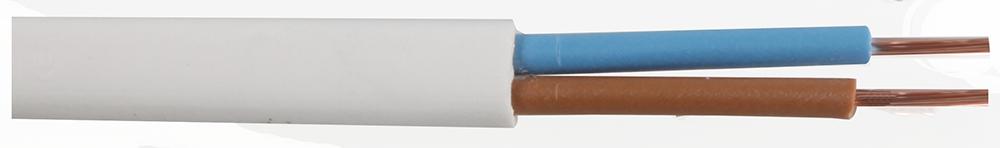 PEL01153 UNSHLD MULTICORED CABLE, 2POS, WHT, 10M PRO ELEC