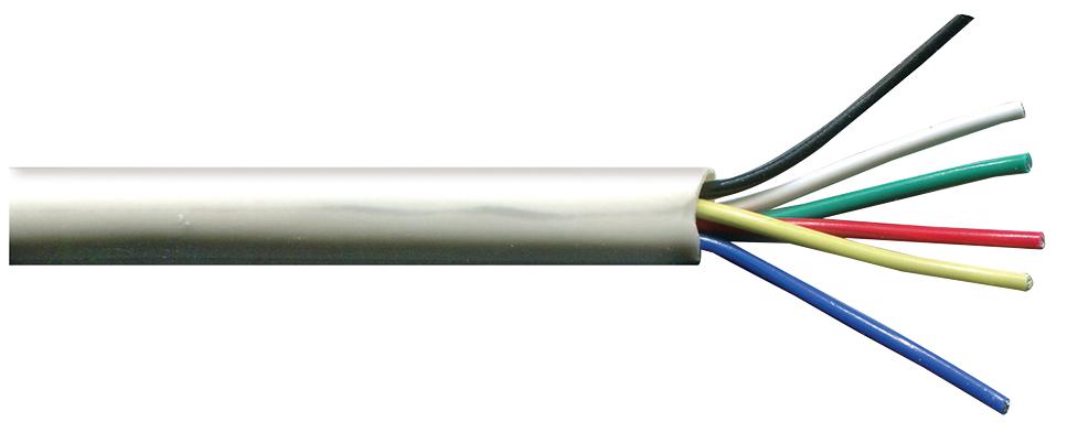AC T3 6C WHT 500M ALARM CABLE 6 CORE TYPE 3 WHITE 500M PRO POWER