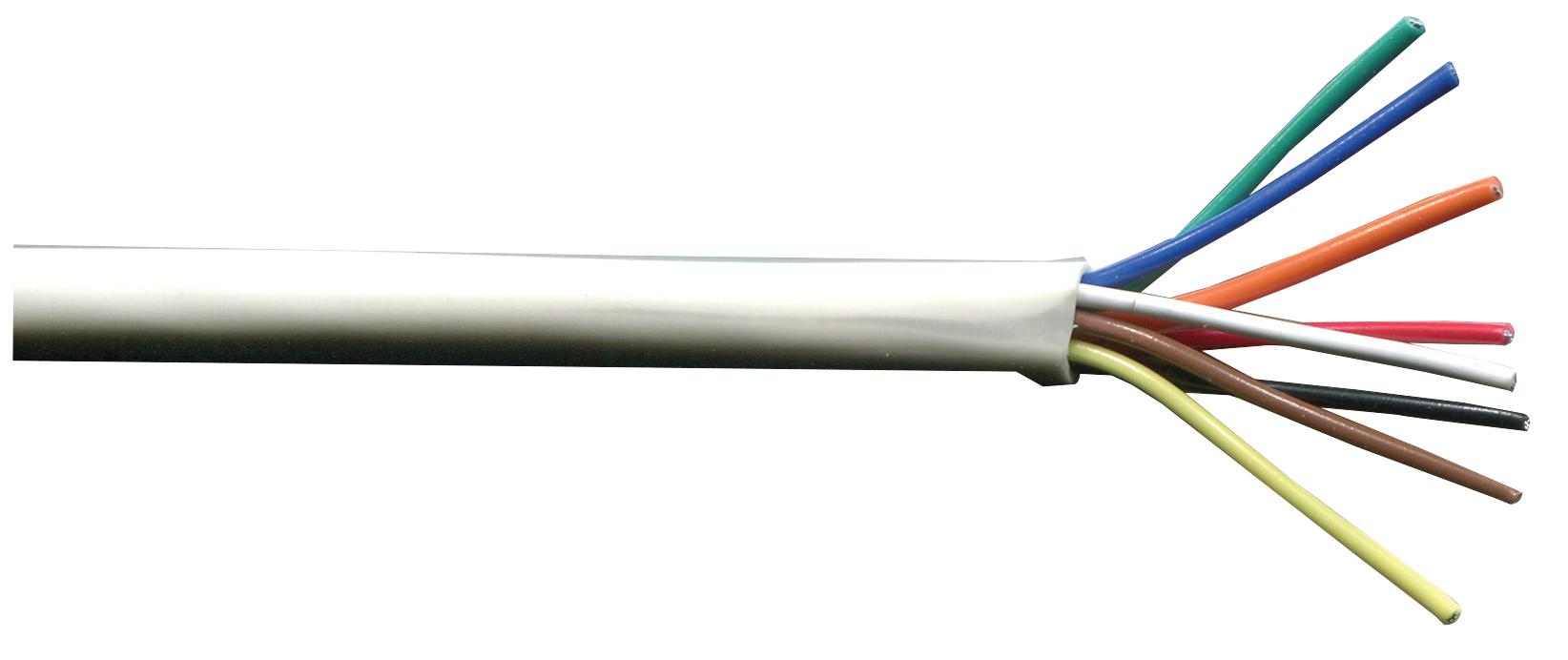 AC T3 8C WHT 100M ALARM CABLE 8 CORE TYPE 3 WHITE 100M PRO POWER