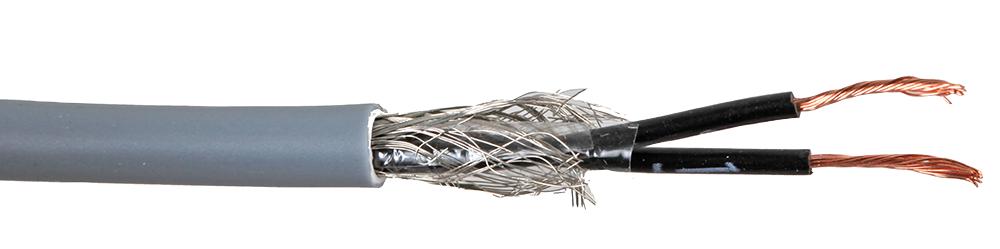 PELB0884 SHLD FLEX CABLE, 2COND, 1.50MM2, 50M PRO ELEC