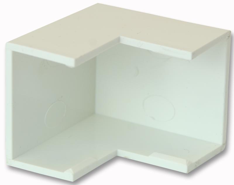 MT25/EA MINI TRUNKING EXT ANGLE, 25X16MM, WHT PRO POWER