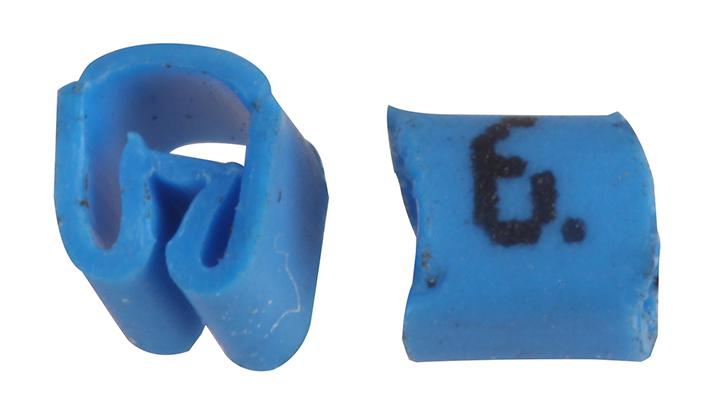 PTV3 6 BLUE 100/BAG CABLE MARKER, NO.6 BLUE BAG100, PK100 PRO POWER