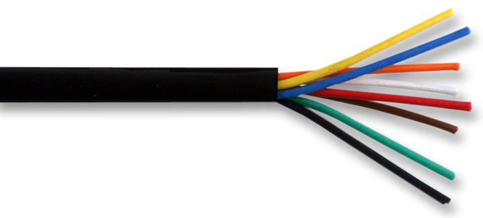 8C ALARM BLACK 100M CABLE, ALARM, 8 CORE,  BLACK, 100M PRO POWER