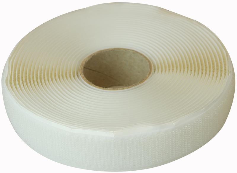 10319 TAPE, HOOK ONLY, WHITE, 20MM X 5M VELCRO