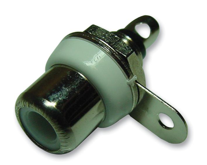 PSG08301 PHONO SOCKET, WHITE/NICKEL PRO SIGNAL