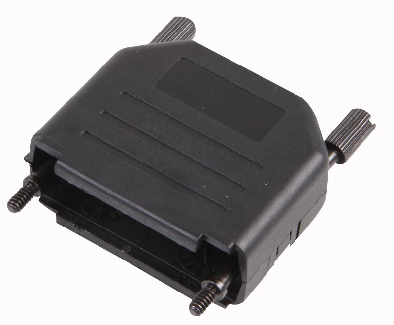 MHDPPK15-K BACKSHELL, D, BLACK, 15WAY MH CONNECTORS