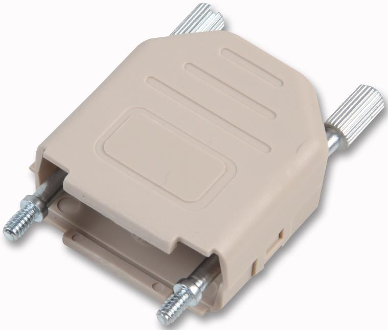 MHDPPK9-LG-K BACKSHELL, D, GREY, 9WAY MH CONNECTORS