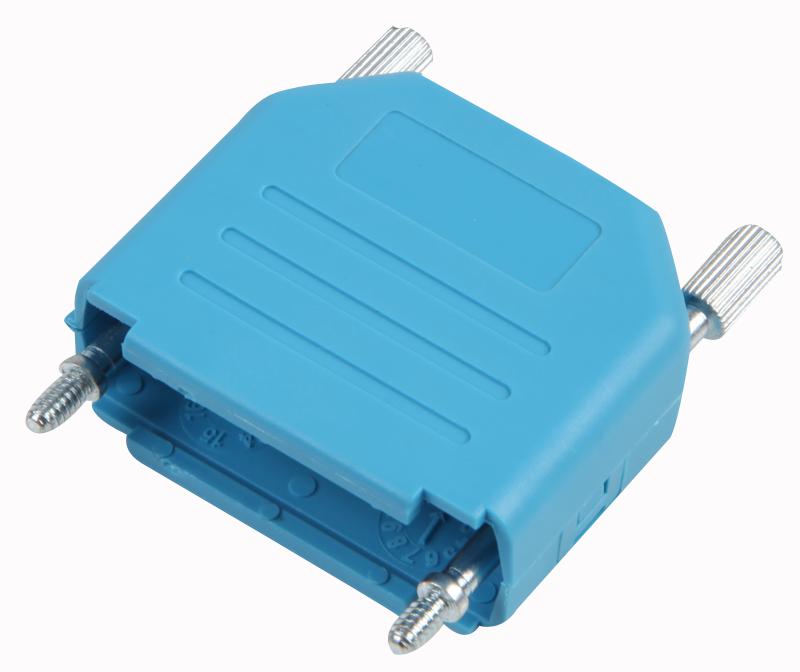 MHDPPK15-B-K BACKSHELL, D, BLUE, 15WAY MH CONNECTORS