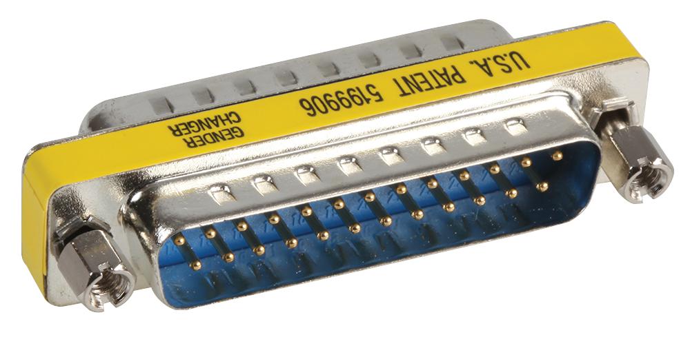 SPC19825 GENDER CHANGER, MALE-MALE, 25WAY MULTICOMP