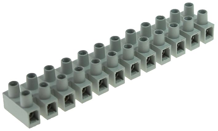 CTSN633/12 TERMINAL STRIP, PA66, 12P, HI TEMP, 4MM CAMDENBOSS