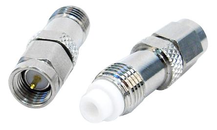 ADAPT/FMEF/SMAM RF COAX ADAPTOR, FME RCPT TO SMA PLUG SIRETTA
