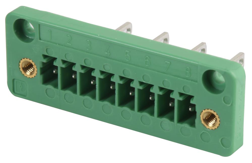 DFK-MC 1,5/ 8-GF-3,81 TERMINAL BLOCK, HEADER, 8POS, TH PHOENIX CONTACT