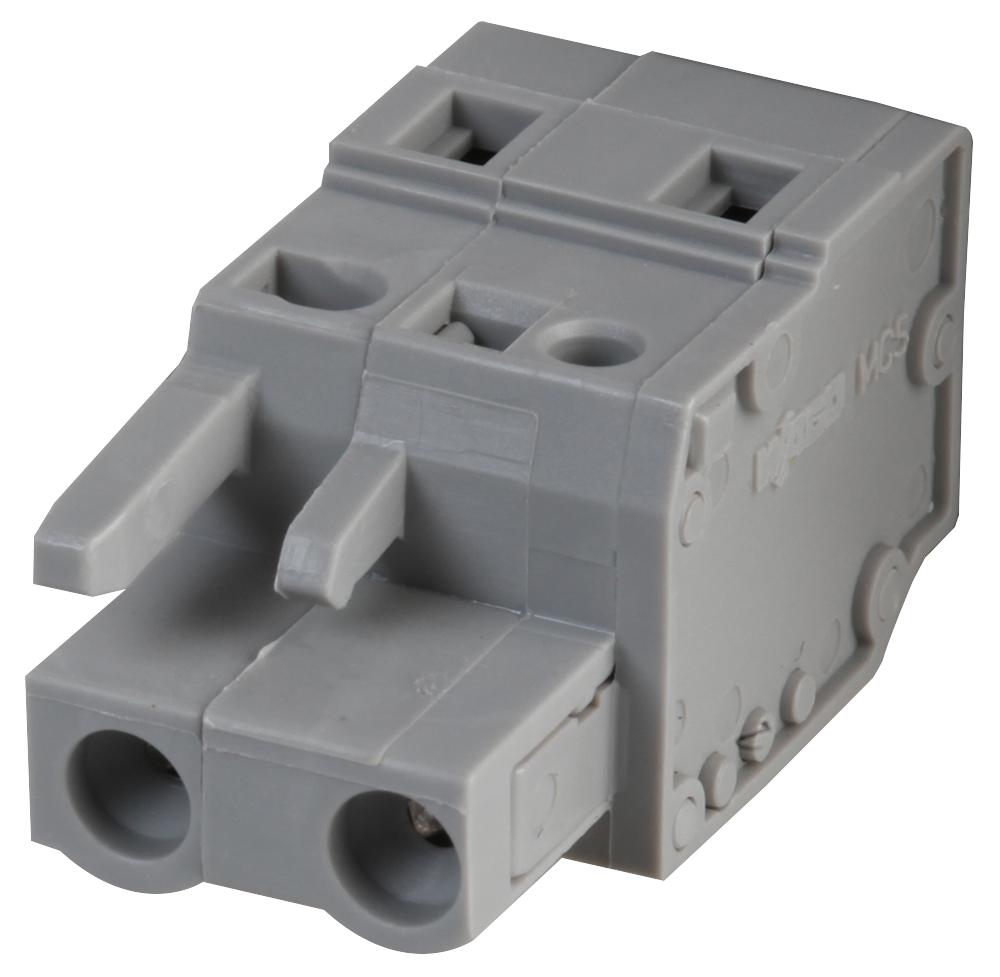 231-202/026-000 TERMINAL BLOCK, PLUGGABLE, 2POS, 12AWG WAGO