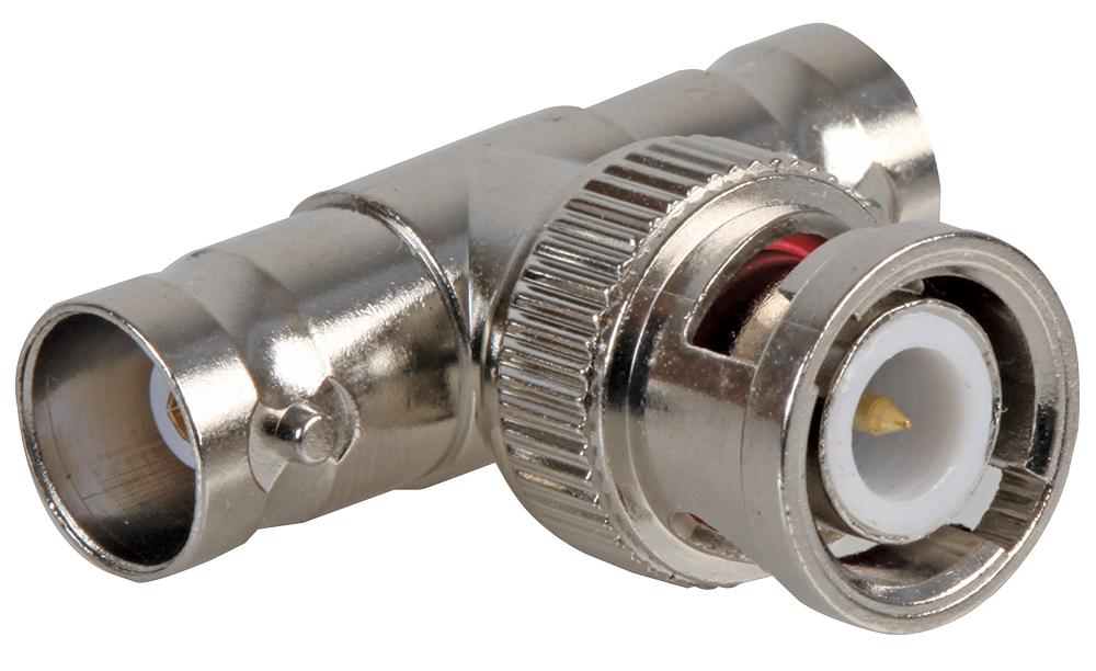 ADP-BNCM-2BNCF TEE ADAPTOR, BNC MALE TO 2X BNC FEMALE RF SOLUTIONS