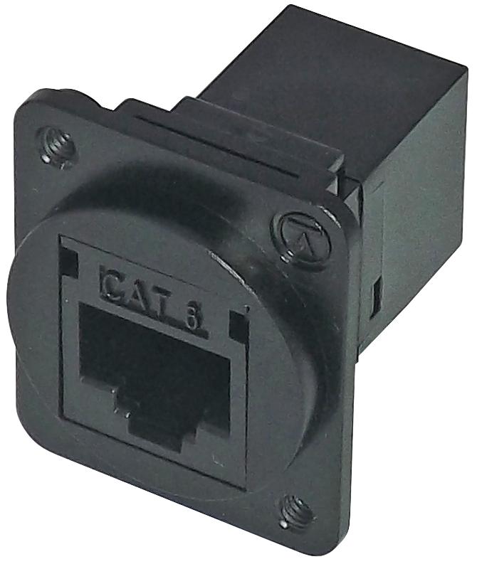SACK4BKDPM ADAPTER, RJ45 8POS JACK-RJ45 8POS JACK TUK