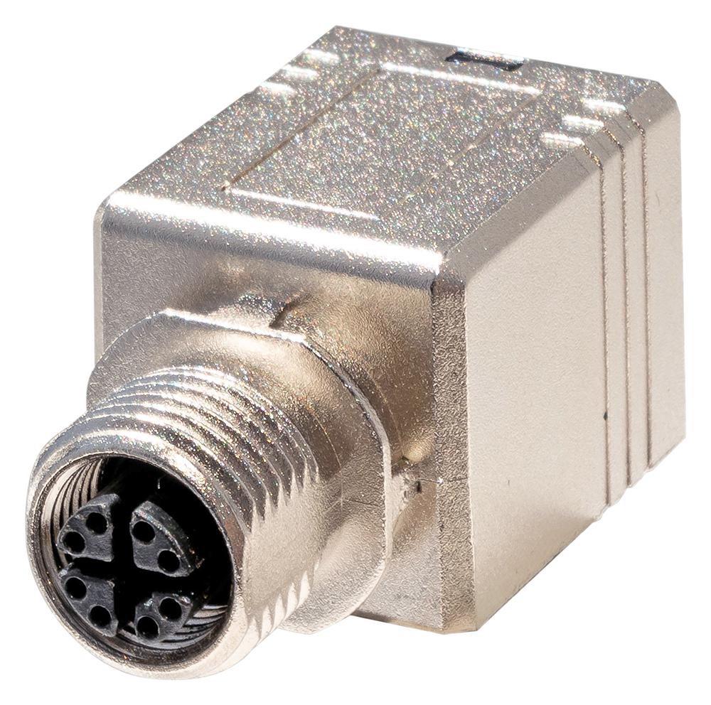 SGM12180 ADAPTER, M12 RCPT-RJ45 JACK, 8POS TUK