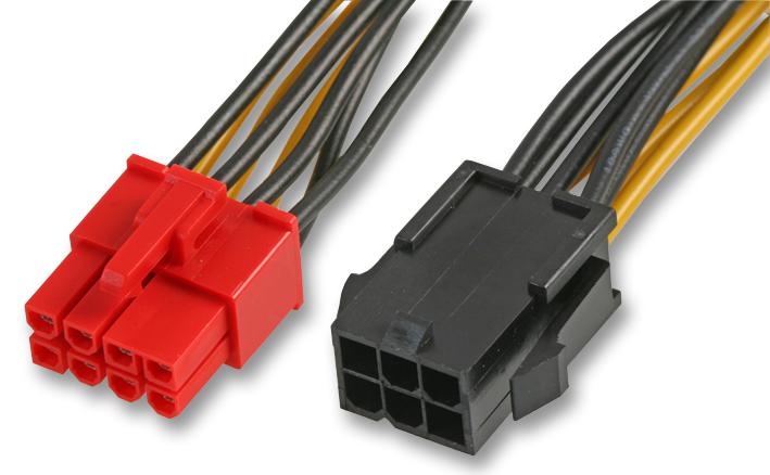 AK-CB052 LEAD, 6 PIN PCIE TO 8 PIN PCIE 2.0 AKASA