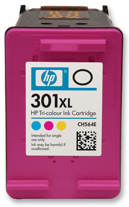 CH564EE INK CART'GE, CH564EE,HP301XL,COLOUR HEWLETT PACKARD