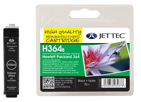 H364B INK CART,CB316EE/364B,JETTEC REMAN JET TEC