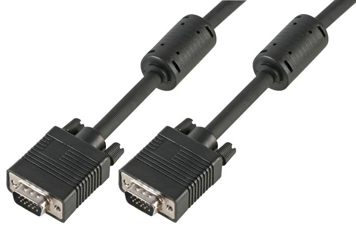 PSG90716 LEAD, SVGA, M-M, ALL LINES,BLACK,20M PRO SIGNAL