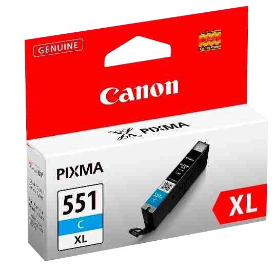 CLI551XLC INK CARTRIDGE, ORIGINAL, CYAN, CANON CANON