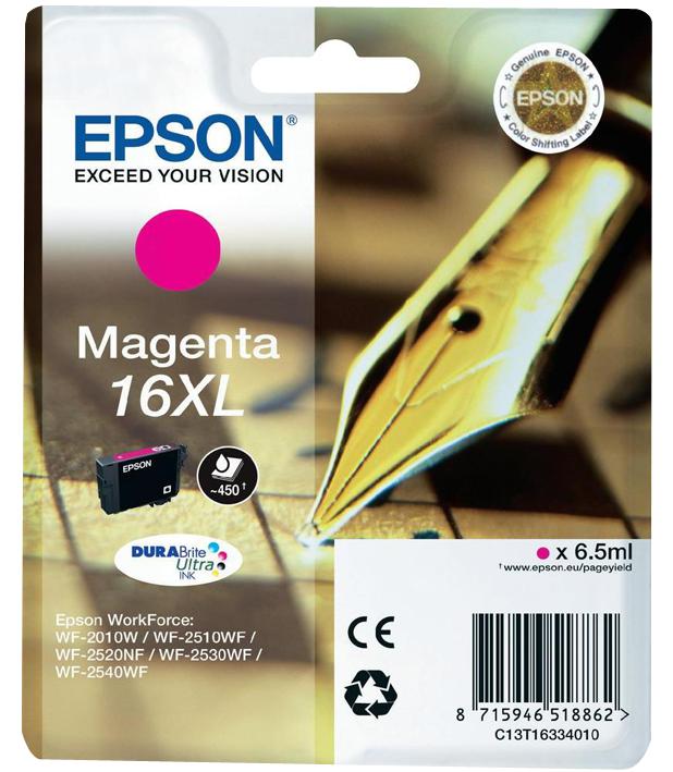 C13T16334010 INK CARTRIDGE, MAGENTA, T1633, 16XL, EPS EPSON