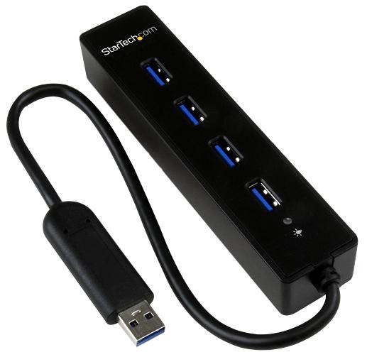 ST4300PBU3 HUB, 4 PORT PORTABLE USB3.0, STARTECH STARTECH