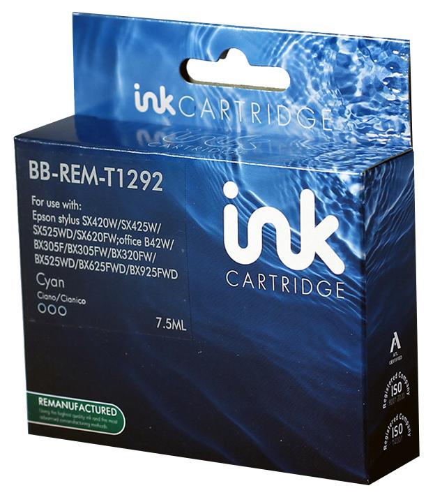 BB-REM-T1292 INK CART, REMAN, T1292 CYAN UNBRANDED