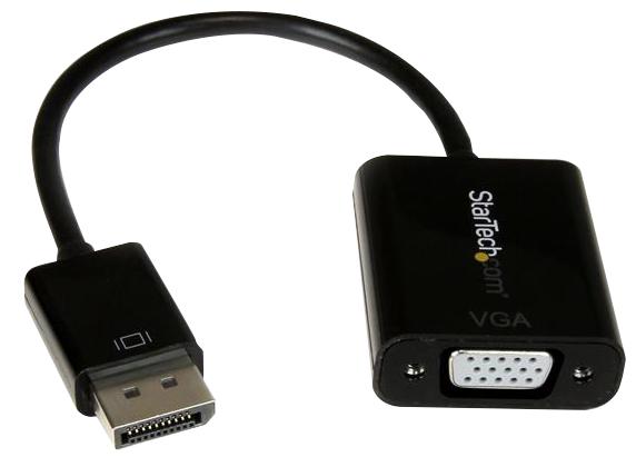DP2VGA3 ADAPTER, DISPLAYPORT PLUG-VGA RCPT, 1WAY STARTECH