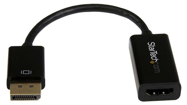 DP2HD4KS ADAPTER, DISPLAYPORT PLUG-HDMI RCPT/1WAY STARTECH