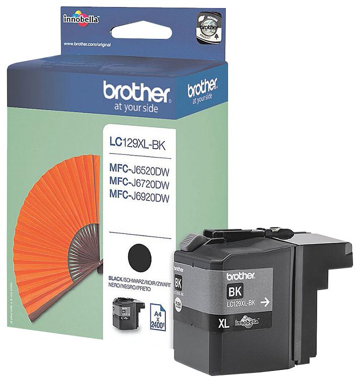 LC129XLBK INK CART, LC129XLBK, BLACK, BROTHER BROTHER