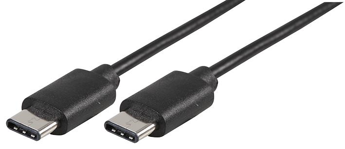 PSG91210 LEAD, USB2.0 TYPE C-TYPE C, 1M BLACK PRO SIGNAL