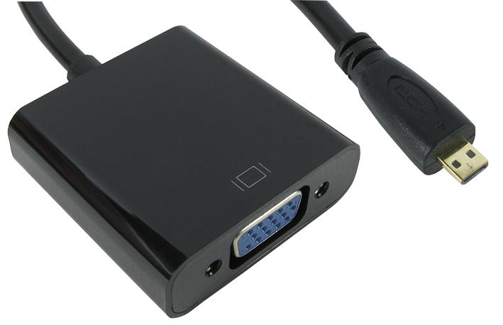 NLHDMI-HSV02MICRO ADAPTER, MICRO HDMI-VGA & AUDIO PRO SIGNAL