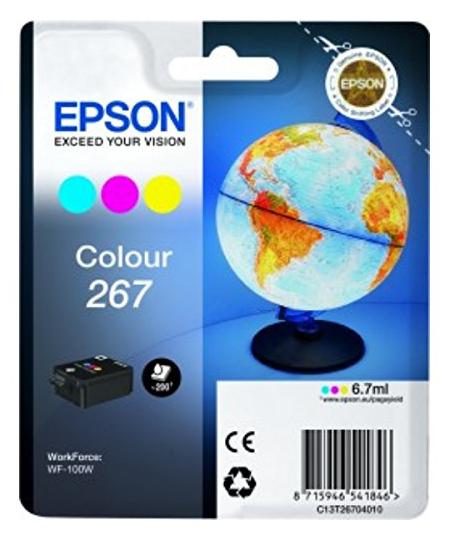 C13T26704010 INK CARTRIDGE, WF100W C/M/Y, ORIGINAL EPSON