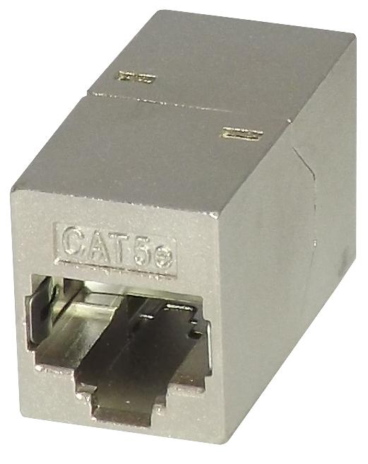 FACSM INLINE COUPLER, RJ45, JACK, 8P8C, CAT5E TUK