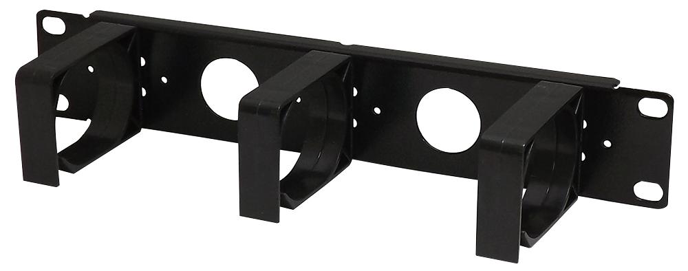 MCM3/10 CABLE MANAGEMENT BAR, 10", 3 RINGS TUK