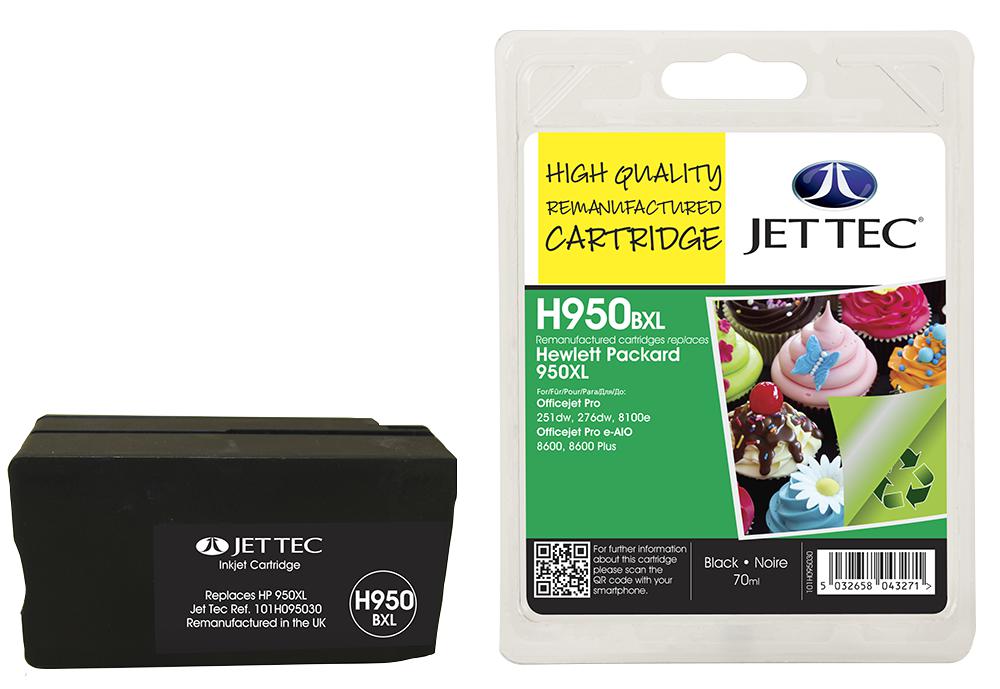 101H095030 INK CART, COMPATIBLE, HP950XL BLACK JET TEC