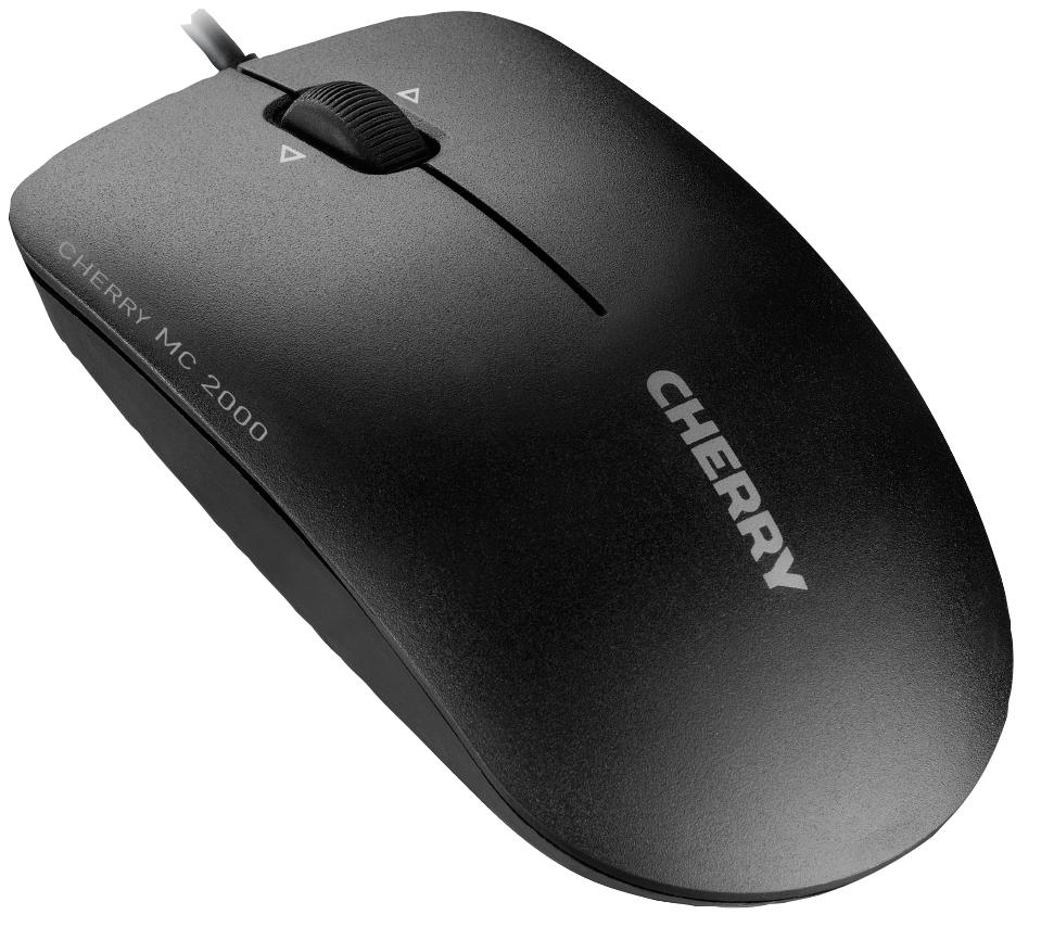 JM-0600-2 MC 2000 BLACK USB IR MOUSE, WIRED CHERRY