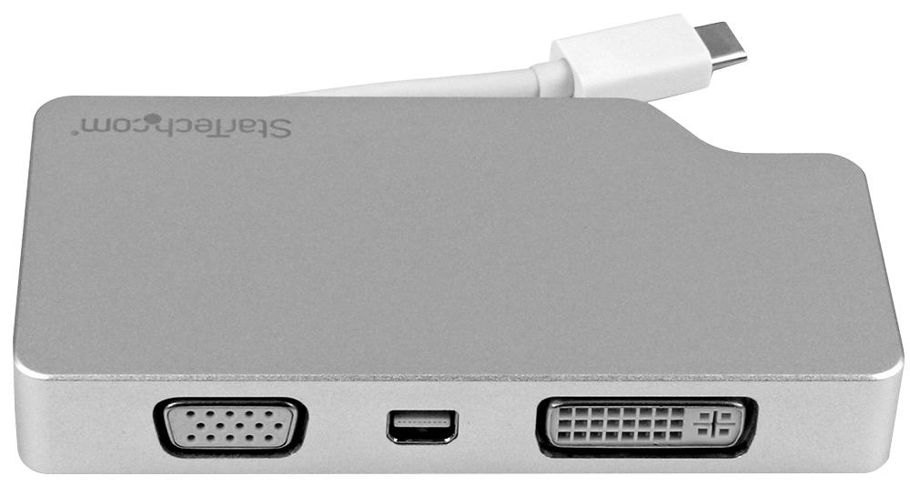 CDPVGDVHDMDP ADAPTER, USB C-HDMI/DVI/VGA/MINI DP STARTECH