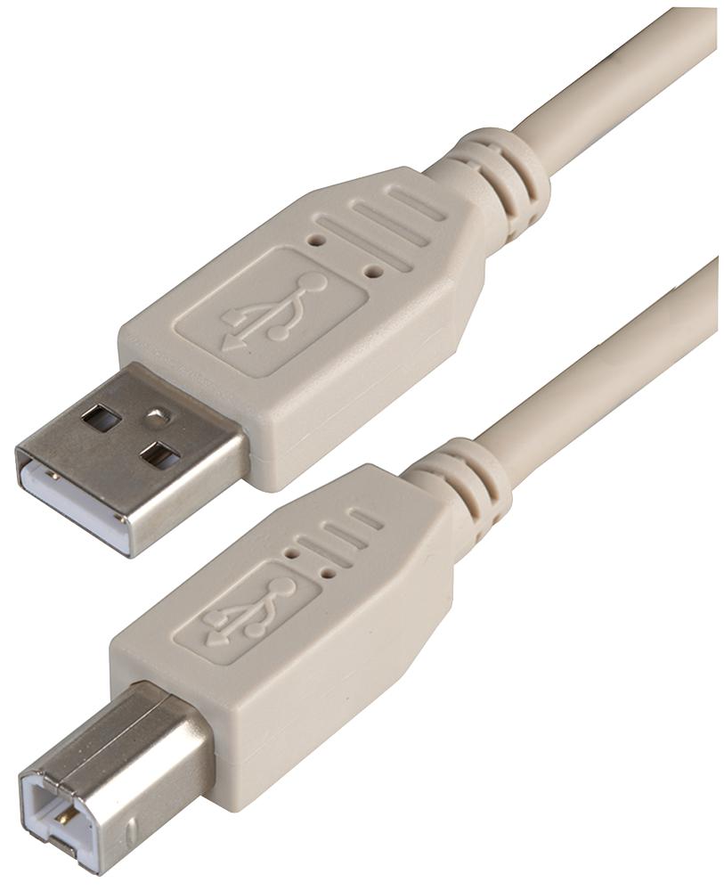 PSG91426 LEAD, USB2.0 A MALE - B MALE, GREY 3M PRO SIGNAL