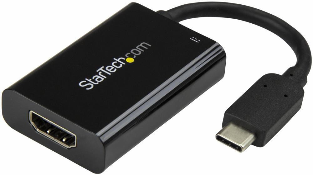 CDP2HDUCP USB-C-HDMI ADAPTER, 4K BLACK, POWER DEL STARTECH