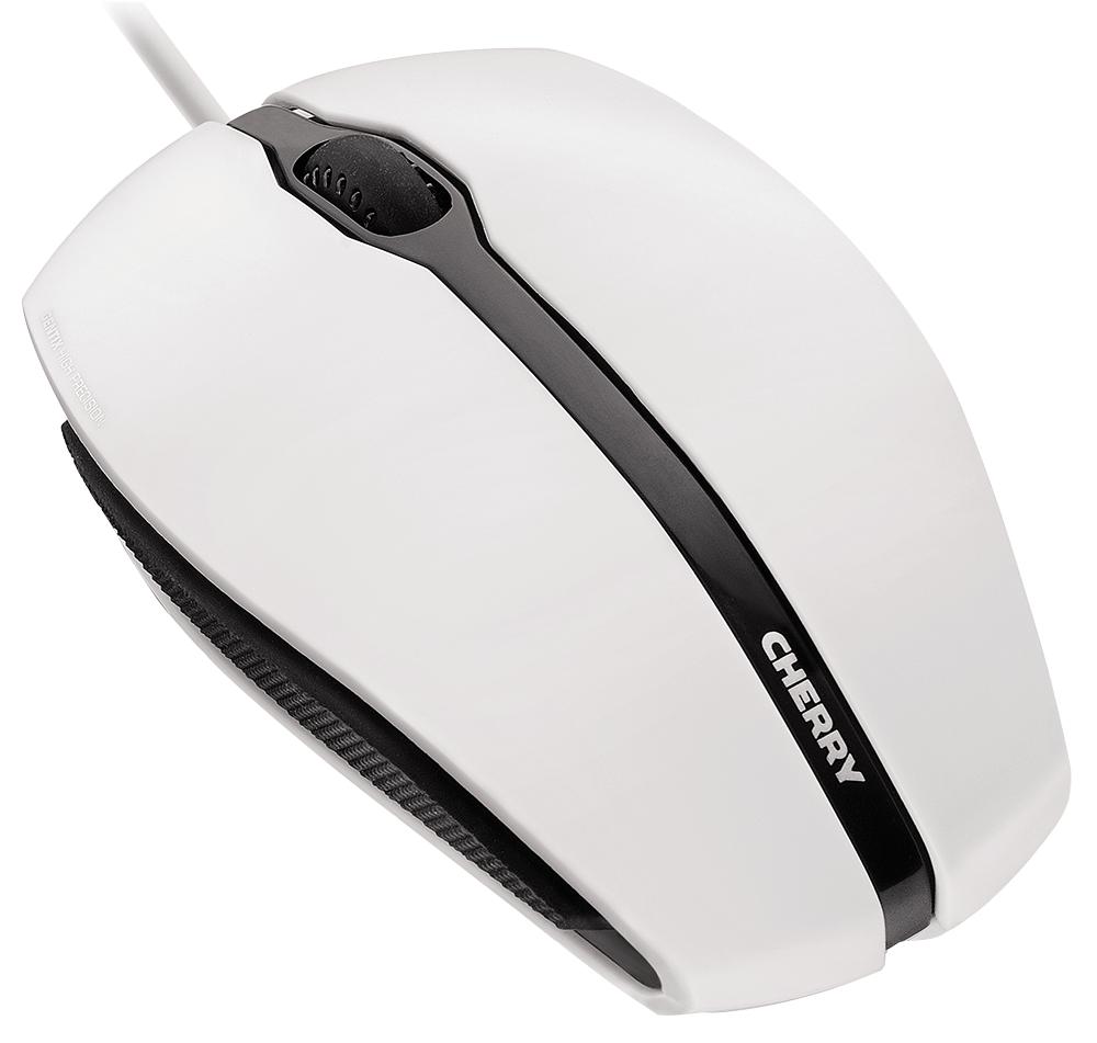 JM-0300-0 GENTIX CORDED USB MOUSE WHITE CHERRY