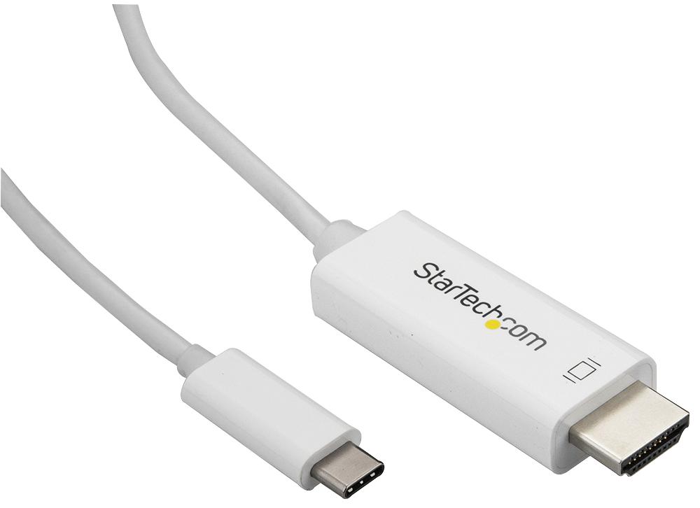 CDP2HD1MWNL LEAD, USB-C - HDMI, 4K 60HZ WHITE 1M STARTECH