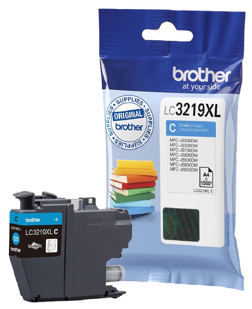 LC3219XLC INK CARTRIDGE, ORIGINAL, CYAN, BROTHER BROTHER