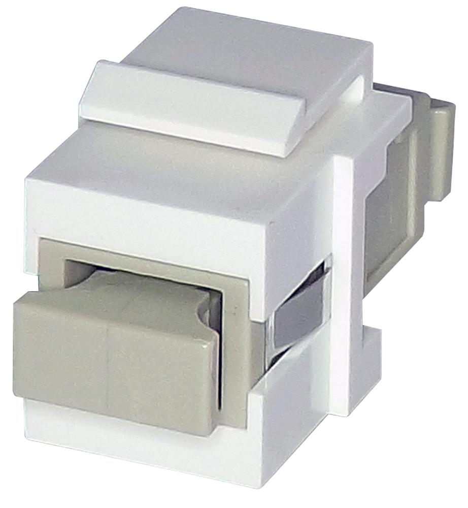 KOCMMWH FIBRE KEYSTONE COUPLER, SC,MM SIMPLEX WH TUK